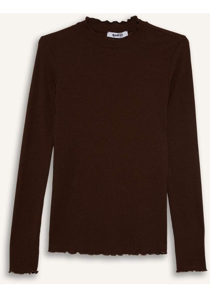 Fitilli Kaşkorse Uzun Kollu Tunik E9540AX25WN