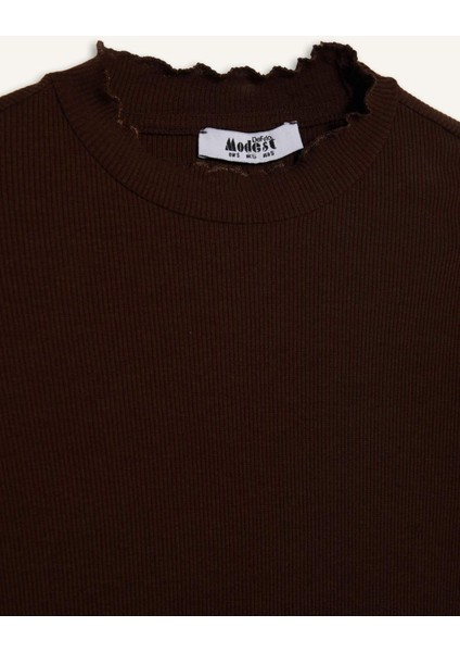 Fitilli Kaşkorse Uzun Kollu Tunik E9540AX25WN