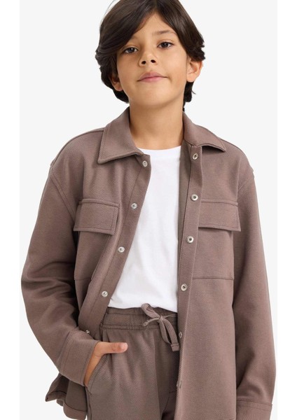 Erkek Çocuk Polo Yaka Ceket