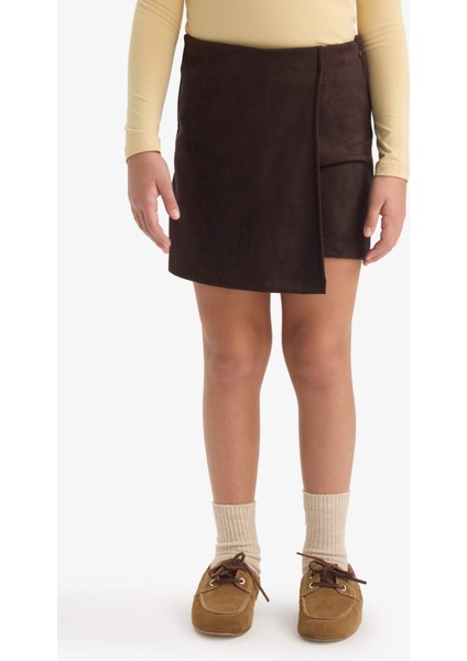 Kız Çocuk Süet Şort Etek G3783A825WN