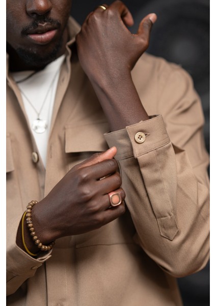 Oversize Çift Kapak Cepli Ince Kanvas Kumaş Astarsız Gömlek fırsatları