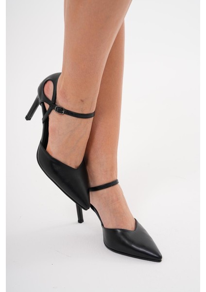 8,5 cm Ince Topuklu Kadın Siyah Stiletto Topuklu Ayakkabı fiyatları