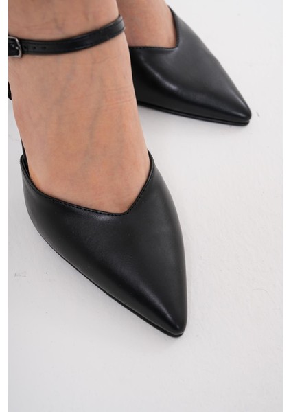 8,5 cm Ince Topuklu Kadın Siyah Stiletto Topuklu Ayakkabı indirimleri