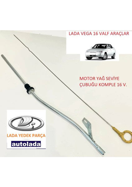 Lada Vega Priora 16 Valf 2110 2111 2112 Motor Yağ Seviye Çubuğu ve Borusu Kmp Orj