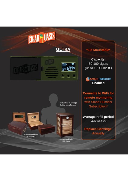 Ultra 4.0 Elektronik Puro Nemlendirici WIFI(100CIG) modelleri