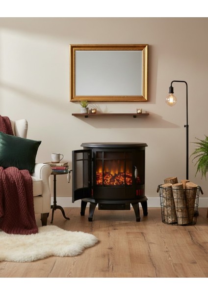 Stove Sümer 1950 Watt Çift Kademe Dekoratif Elektrikli Şömine