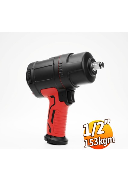 Havalı Somun Sökme Aleti 1/2 Inç 1500NM 153KGM Profesyonel Darbeli fırsatları