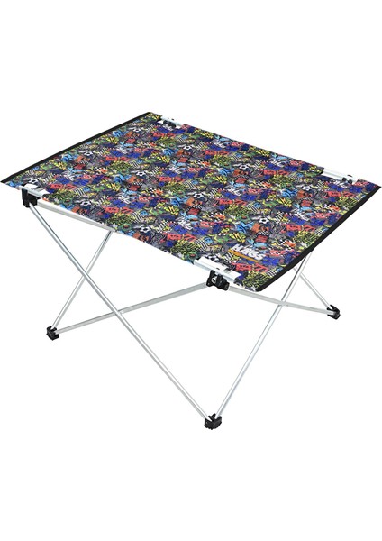 Ultralight Katlanır Kamp Masası, Piknik, Balıkçılık, Motor Için Kompakt Orta - Grafiti Toys