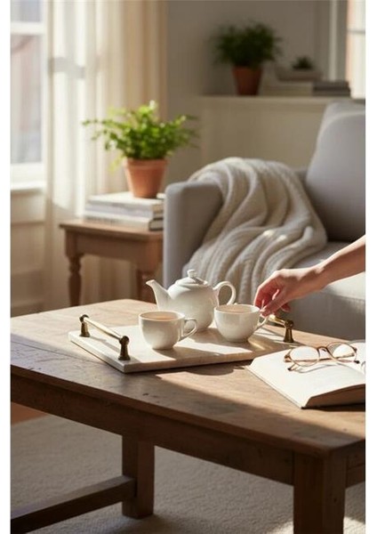 Traverten Rustik 30X20 cm Tepsi modelleri