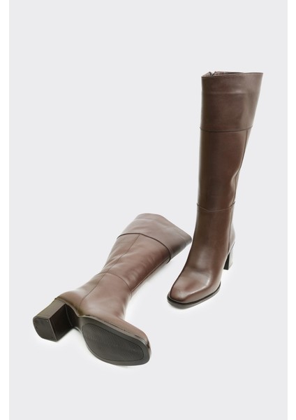 Hakiki Deri Fermuarlı Kadın Çizme fırsatları