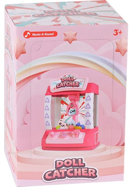 Işıklı ve Sesli Bebek Yakalama Makinesi Pembe