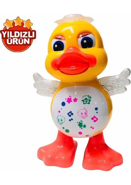 Dans Eden Pilli Ördek - Hareketli Işıklı Sesli Şarkı Söyleyen