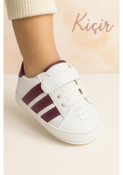 Cırt Cırtlı Çizgili Ilk Adım Rahat Taban Ayakkabı