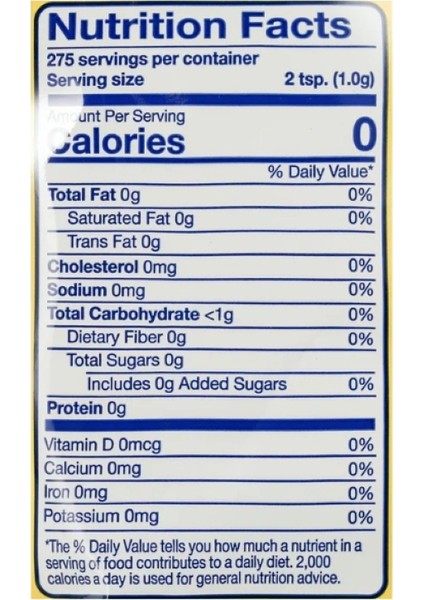 Zero Calorıe Sweetener Tastes Like Sugar Granulated 275 gr modelleri