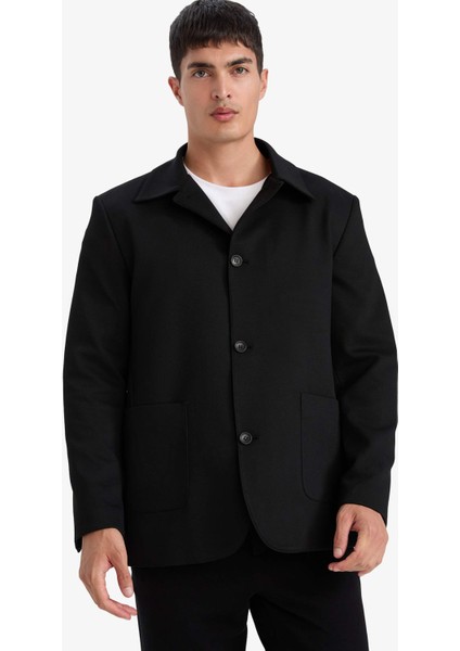 Regular Fit Polo Yaka Blazer Ceket G3832AX25WN