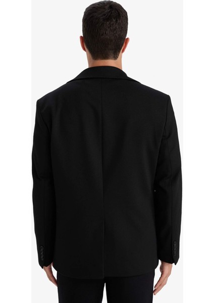 Regular Fit Polo Yaka Blazer Ceket G3832AX25WN