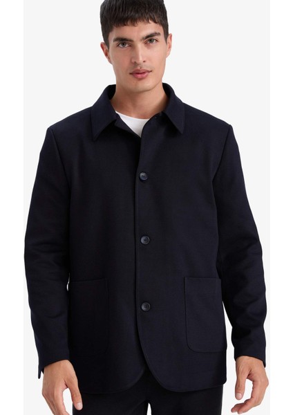 Regular Fit Polo Yaka Blazer Ceket G3832AX25WN