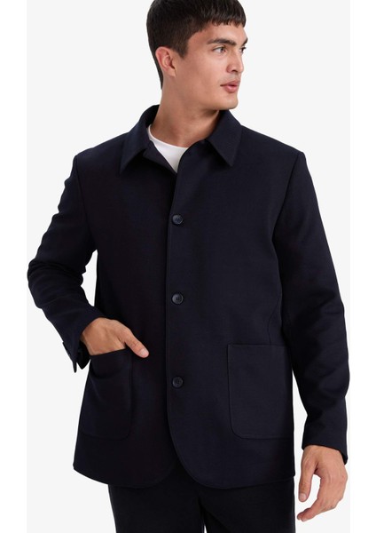 Regular Fit Polo Yaka Blazer Ceket G3832AX25WN