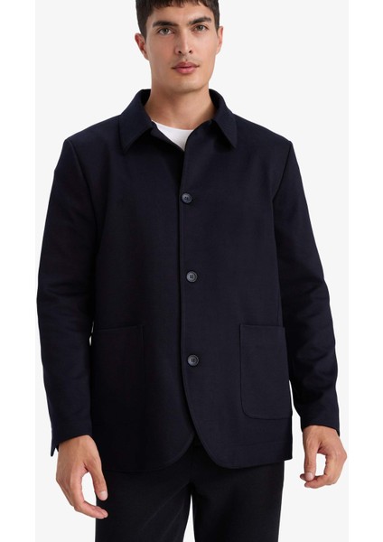 Regular Fit Polo Yaka Blazer Ceket G3832AX25WN