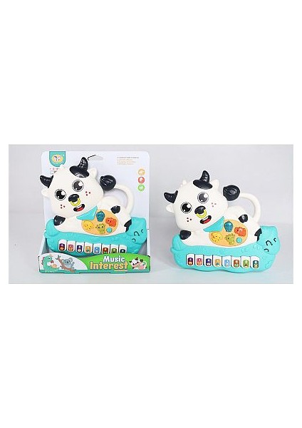 Pilli Müzikli Inek Minik Piyano 855-193D fiyatları