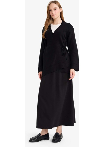 A Kesim Krep Maxi Etek A4706AX25WN