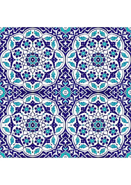20x20 Cm Ac 92 Osmanlı Mavi Beyaz Kütahya Çini Karo fiyatları