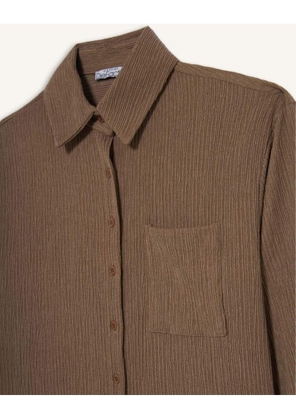 Regular Fit Uzun Kollu Gömlek G5055AX25WN