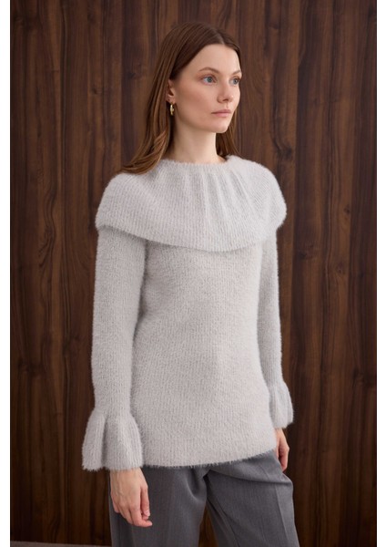 Yaka Detaylı Kazak Sis fırsatları