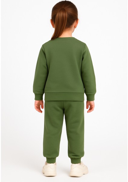 Tavşan Desenli Çocuk Ikili Takım Yeşil - 3 Yaş modelleri