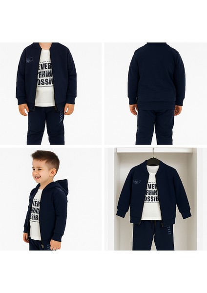 Kapşonlu Çocuk Üçlü Takım 10 Yaş indirimleri