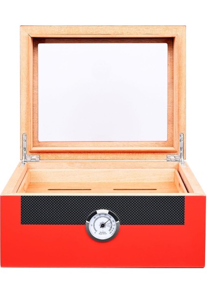 Myon Camlı Sedir Humidor Puro Kutusu Lake Kırmızı 60's fiyatları