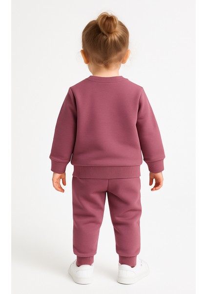 Tavşan Desenli Çocuk Ikili Takım Eflatun - 3 Yaş fiyatları