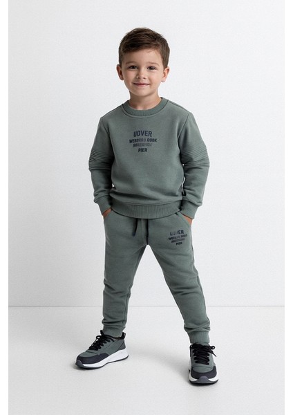 Su Yeşil 3 Iplik Çocuk Ikili Takım 4 Yaş