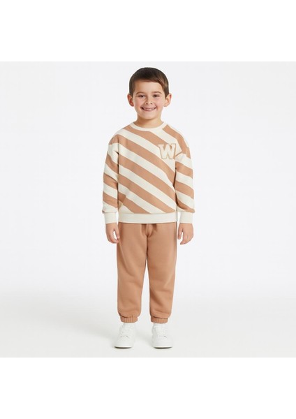 Wow Çocuk (W) Nakışlı Ikili Takım Kahverengi - 6 Yaş fiyatları