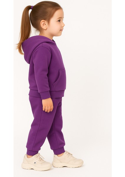 Tavşan Desenli Çocuk Ikili Takım Mor - 2 Yaş fiyatları