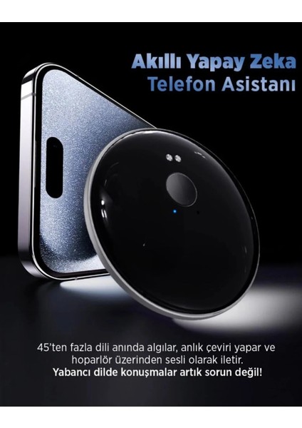Akıllı Telefon Asistanı Dil Ses Tercüman Bluetooth Taşınabilir Ses Fotoğraf Tanıma Çeviri