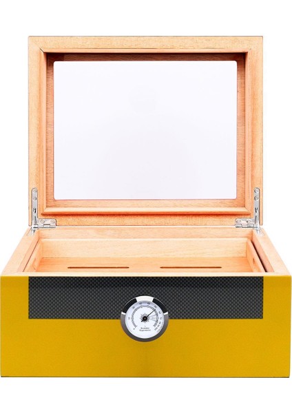 Myon Camlı Sedir Humidor Puro Kutusu Lake Sarı 60's fiyatları