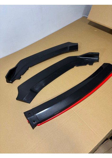 Universal Kırmızı Ön Ek 4 Parça Dilli Lip Kırmızı Model modelleri