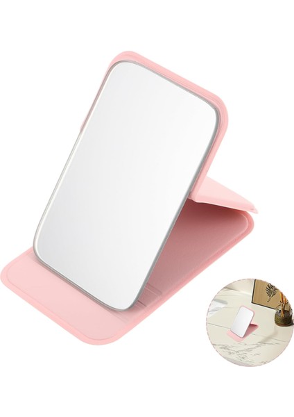 Taşınabilir Katlanabilir Mini Makyaj Aynası – Masaüstü & Çanta & Cep Boy Kompakt Seyahat Aynası