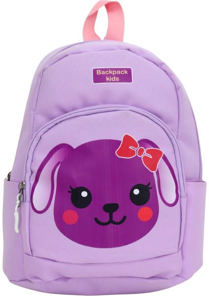 Mor Köpek Figürlü Anaokulu Çantası Ilkokul Öncesi Kreş Sırt Çantası fiyatları