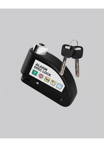 Anti Hırsızlık 110 Db Alarm Disk Fren Kilidi Suya Dayanıklı Çelik Güvenlik Kilidi fiyatları