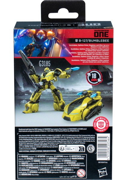 Studio Series Deluxe Class Bumblebee (B-127), Transformers One Aksiyon Figürü indirimleri