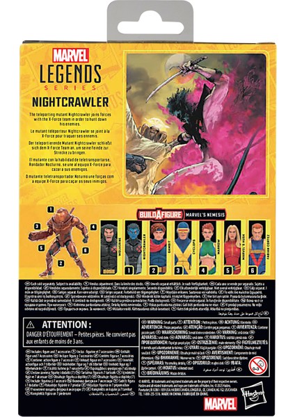 Legends Nightcrawler (X-Men Comics) Aksiyon Figürü