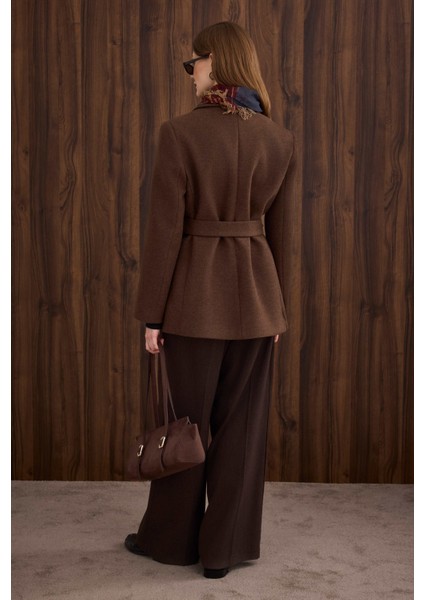 Blazer Kaşe Kaban Kahve indirimleri