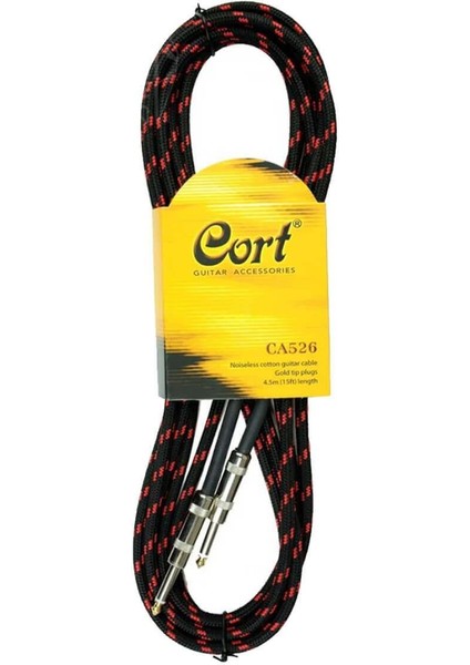 CA526 BK Enstrüman Kablosu Siyah/Kırmızı 4,5 Metre fiyatları