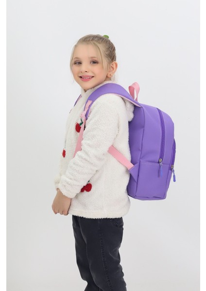 Labubu Figürlü Mor Anaokulu Kreş Çantası 4 Bölmeli Ilkokul Öncesi Çocuk Sırt Çantası fiyatları
