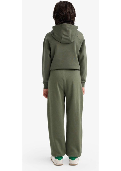 Erkek Çocuk Kargo Fit Beli Lastkli Baskılı Eşofman Altı G5567A825CW