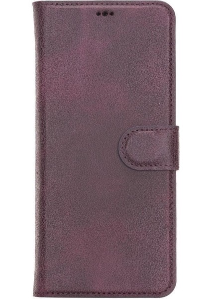 Samsung Galaxy S21 Ultra Deri Çıkarılabilir Cüzdan Kılıf-Kızıl modelleri