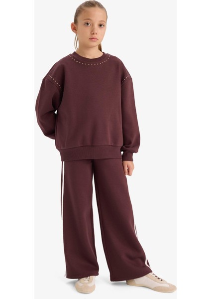 Kız Çocuk Wide Leg Geniş Bol Paça Eşofman Altı G6277A825WN