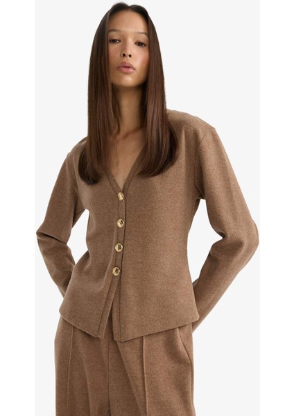 Regular Fit V Yaka Hırka G6331AX25WN